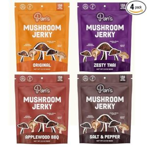 organic pans mushroom jerky